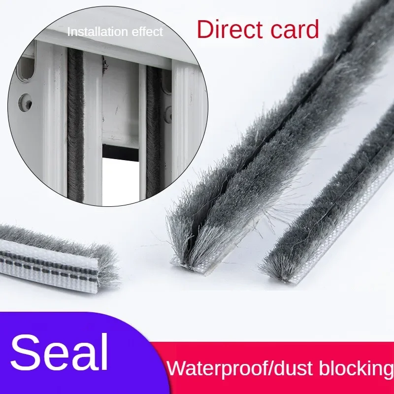 Home Security Front Door - 10 M Sızdırmazlık Fırçası Şerit Alüminyum