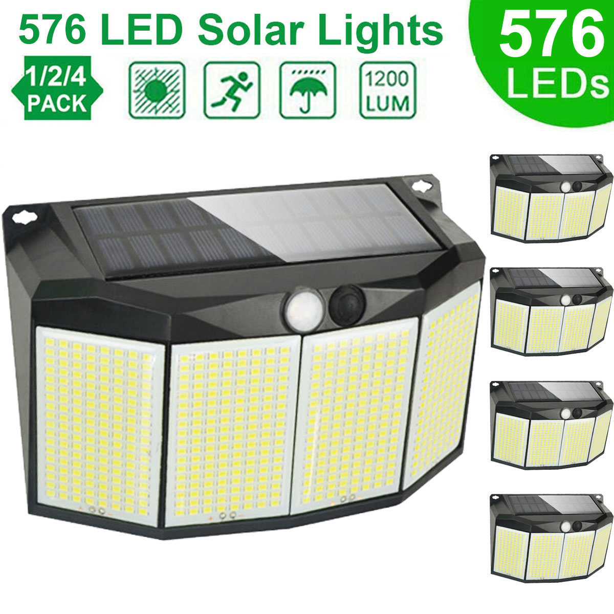 Solar Security Light - Dış Mekan Solar Lamba 576 LED