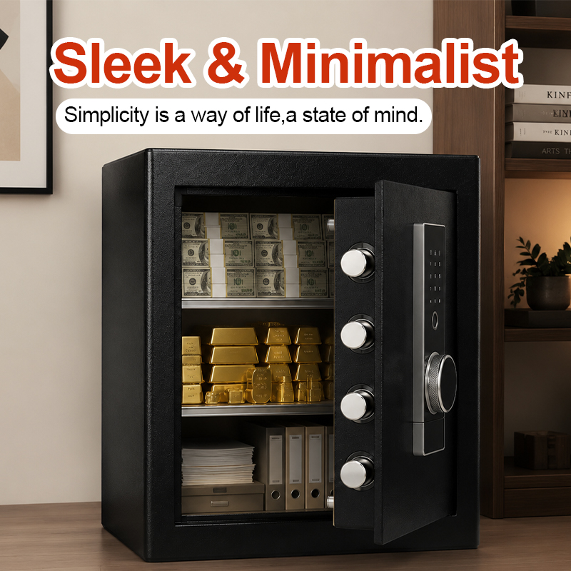 Home Security Key Box - Biyometrik Parmak İzi Kilitli Kasa, 2