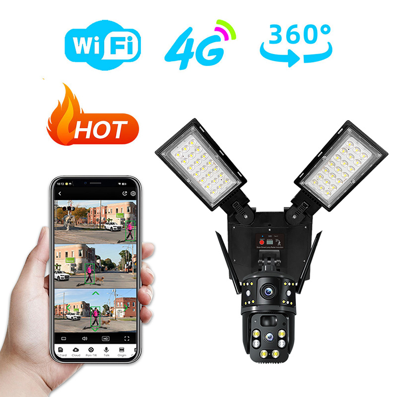 Solar Security Light - Dış Mekan 4G WiFi Güneş Enerjili