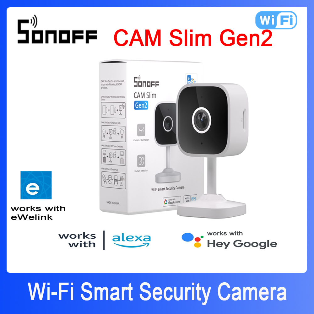 Home Security Indoor Cameras - SONOFF CAM İnce Gen2 WiFi Akıllı