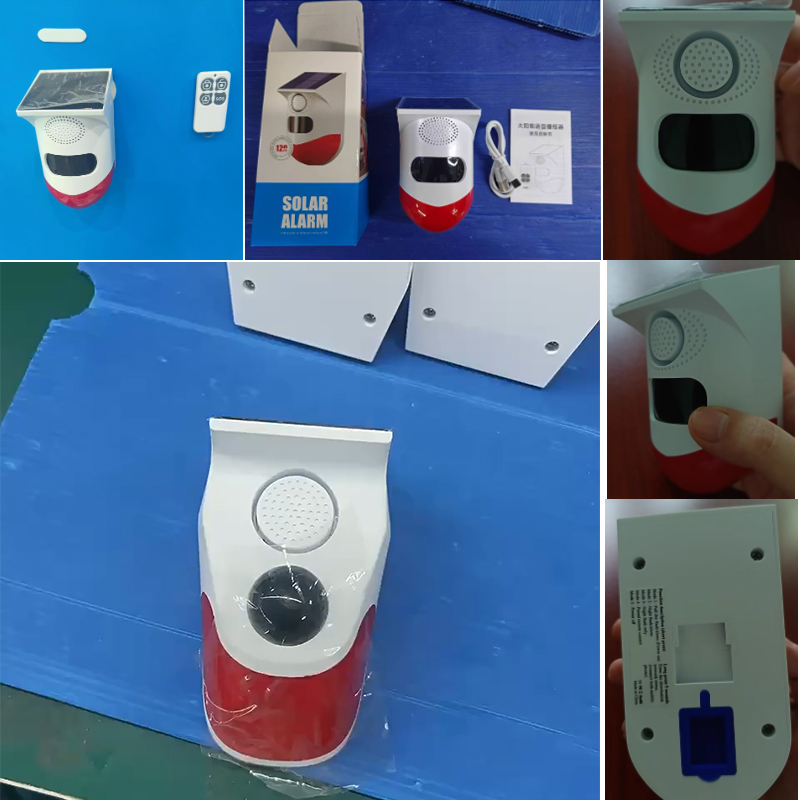 Home Security Lights - Güneş Enerjili Kızılötesi Hareket Sensörü Alarm