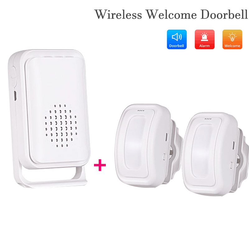 Home Security Equipment - Kablosuz hoşgeldiniz kapı zili ev dükkanı