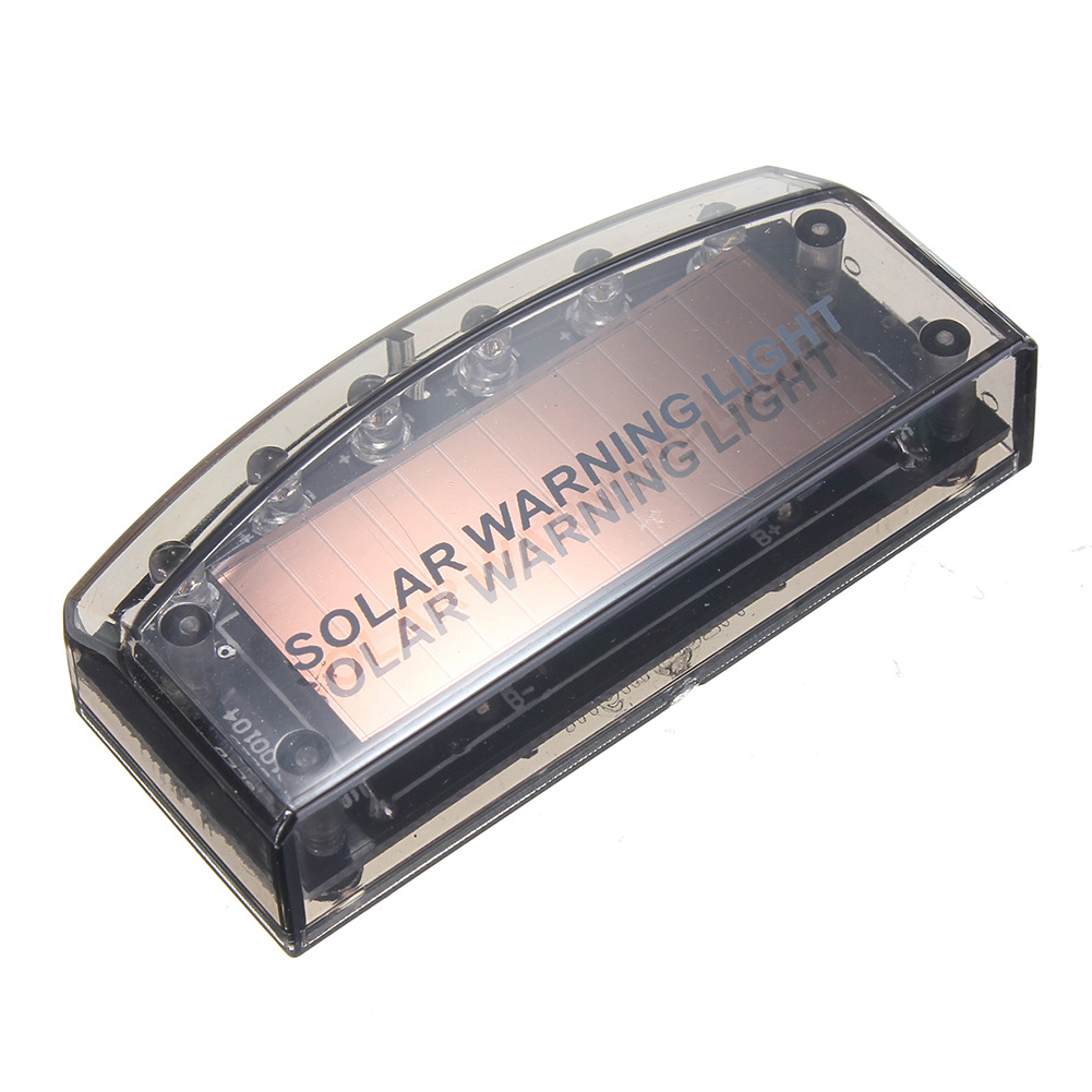 Solar Security Light - 6 Led Araç Alarm Uyarı Işığı