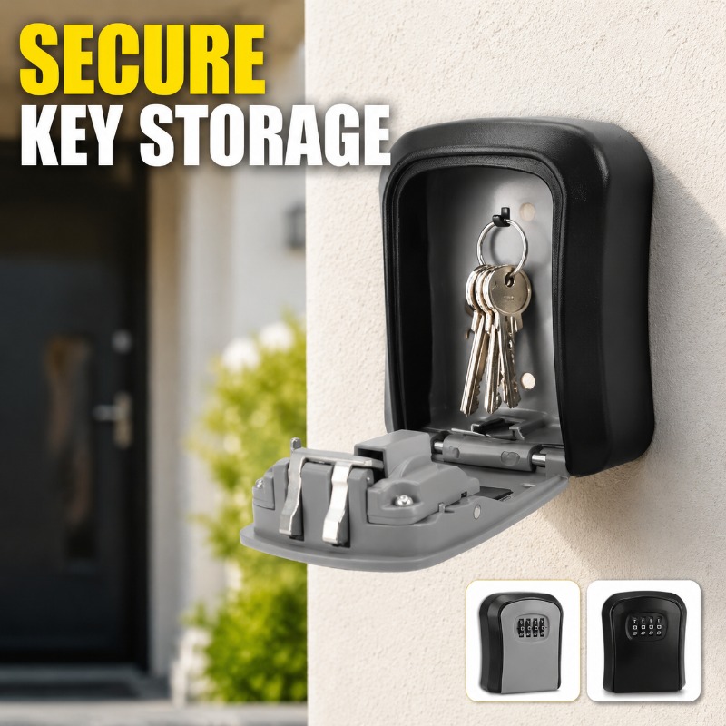 Home Security Key Box - Duvara Monte Anahtar Kilit Kutusu 4