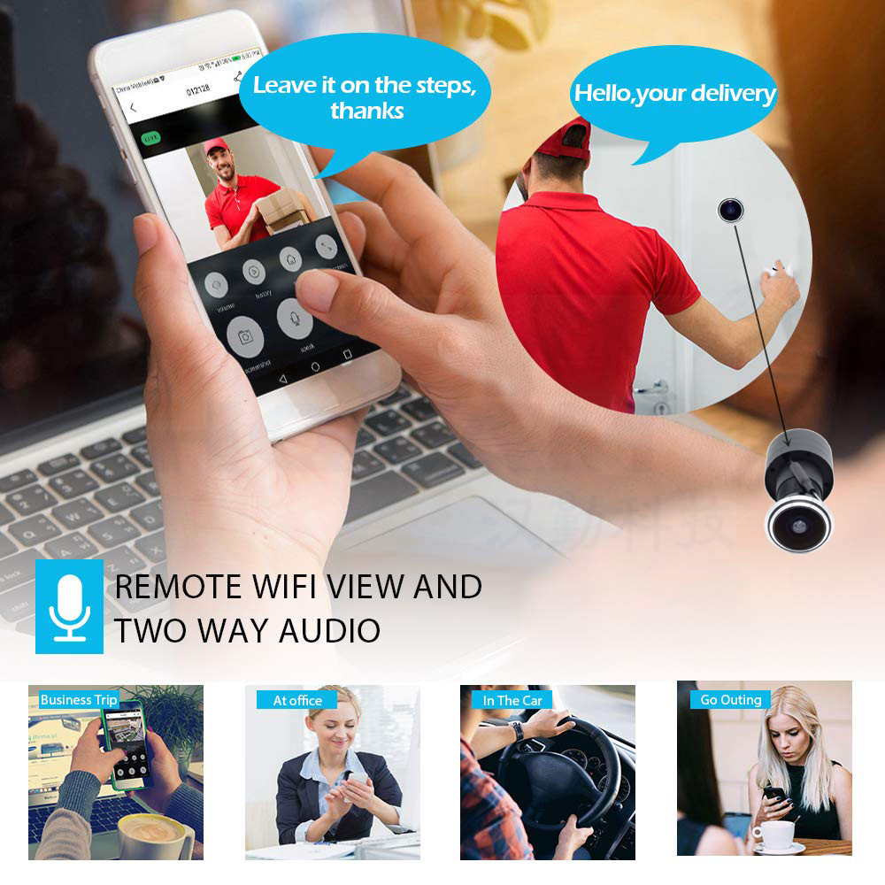 5MP Kapı Göz IP POE Kamera Min - Home Security Indoor Cameras incelemesi ve fiyatı