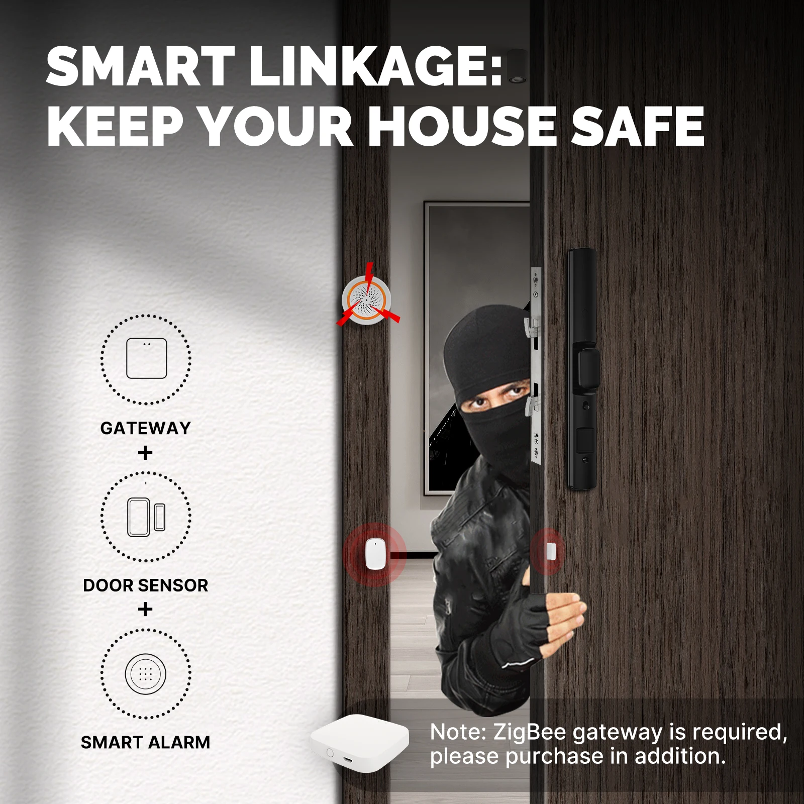MOES Tuya Akıllı ZigBee Pencer - Home Security Equipment incelemesi ve fiyatı