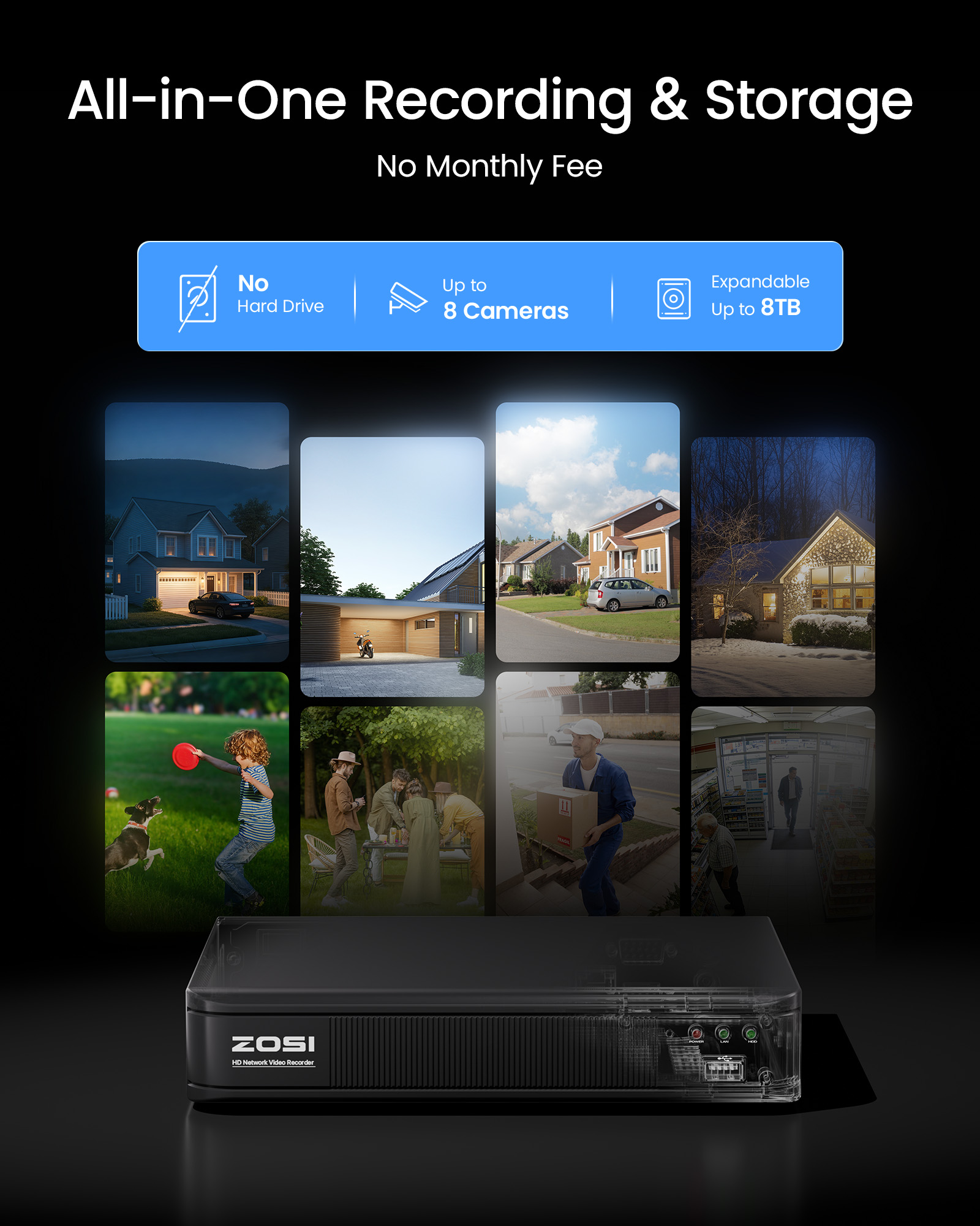 ZOSI 3K Lite Kablolu CCTV Güve - Home Security Indoor Cameras incelemesi ve fiyatı