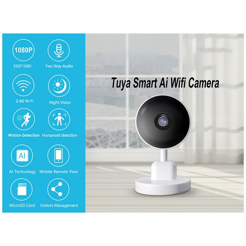 Temel İç Mekan Wifi Tuya Kamer - Home Security Indoor Cameras incelemesi ve fiyatı