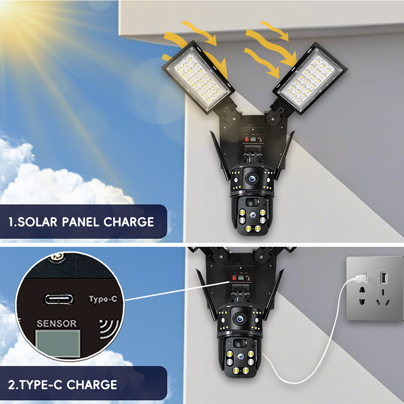 Dış Mekan 4G WiFi Güneş Enerji - Solar Security Light incelemesi ve fiyatı