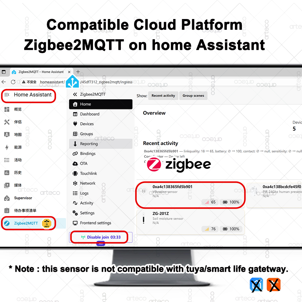 Akıllı ZigBee 3.0 Titreşim Sen - Home Security And Monitoring incelemesi ve fiyatı