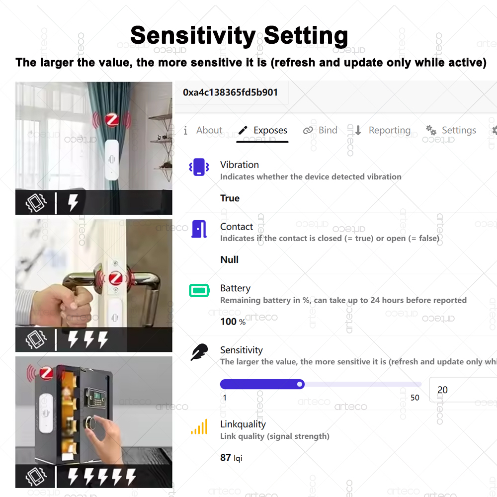 Akıllı ZigBee 3.0 Titreşim Sen - Home Security And Monitoring incelemesi ve fiyatı