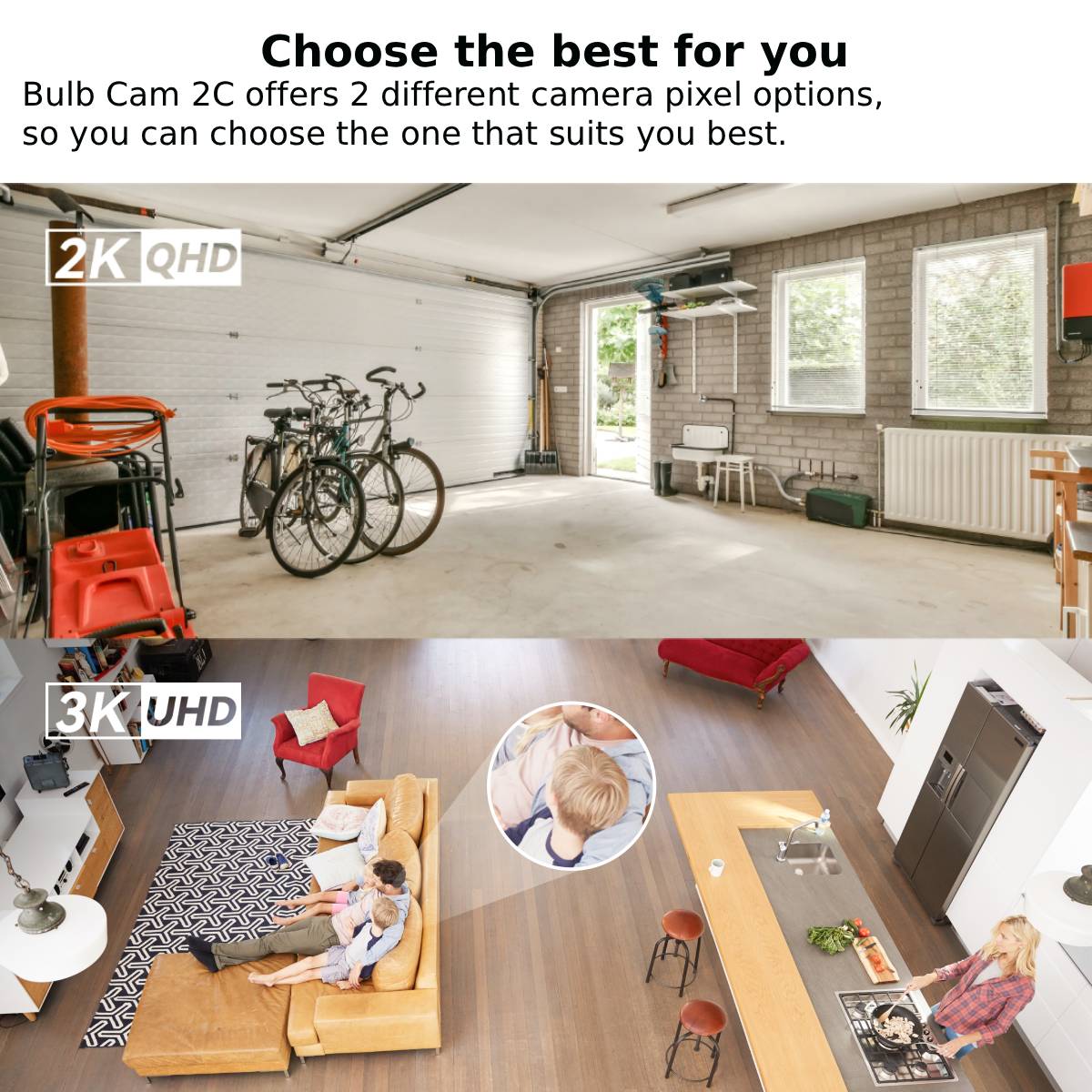 IMOU Bulb Cam 2C 3MP/5MP 2K/3K - Home Security Ai incelemesi ve fiyatı