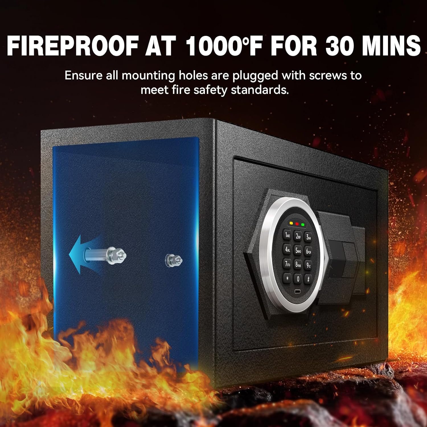 Yangına Dayanıklı Ev Kasası -  - Home Security Key Box incelemesi ve fiyatı