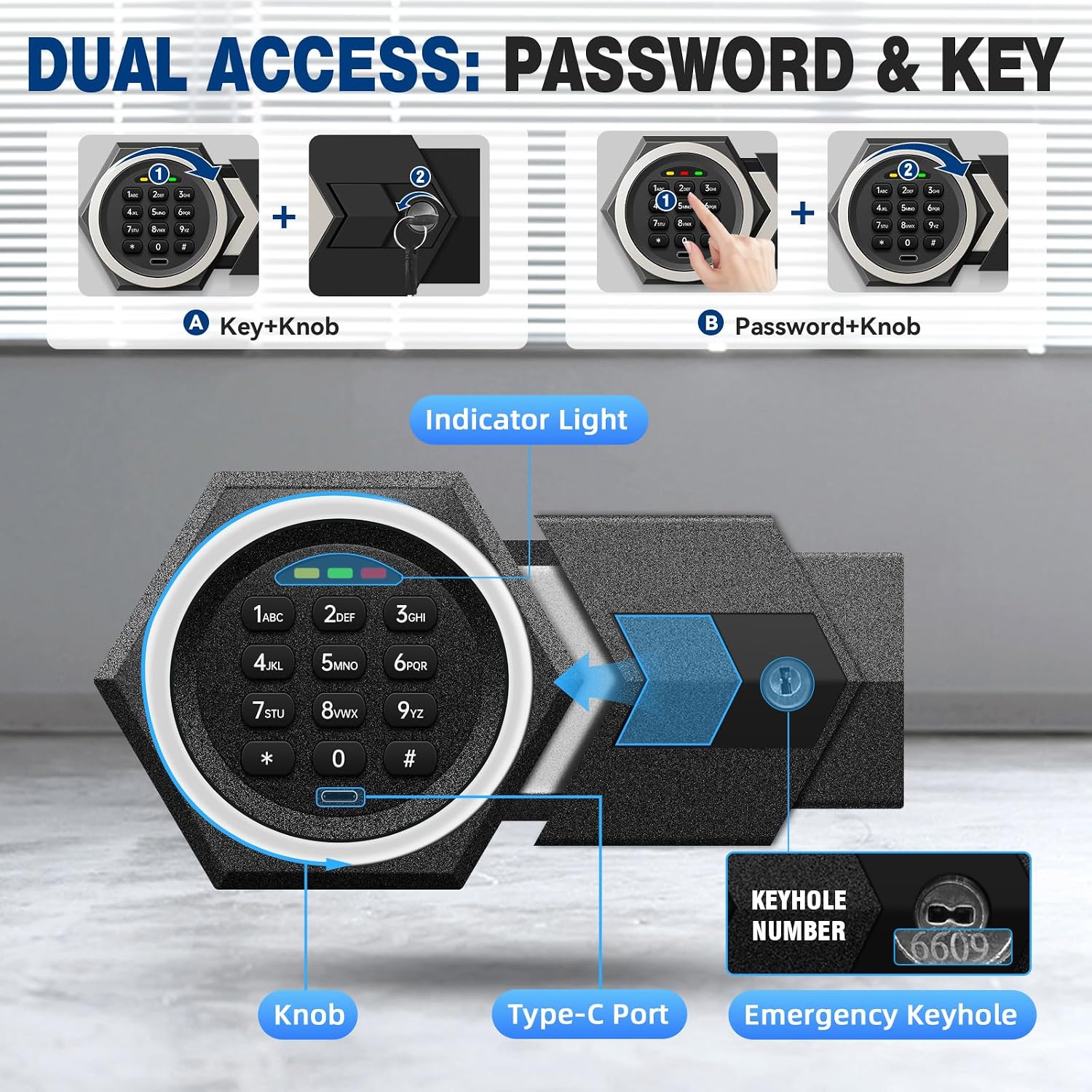 Yangına Dayanıklı Ev Kasası -  - Home Security Key Box incelemesi ve fiyatı