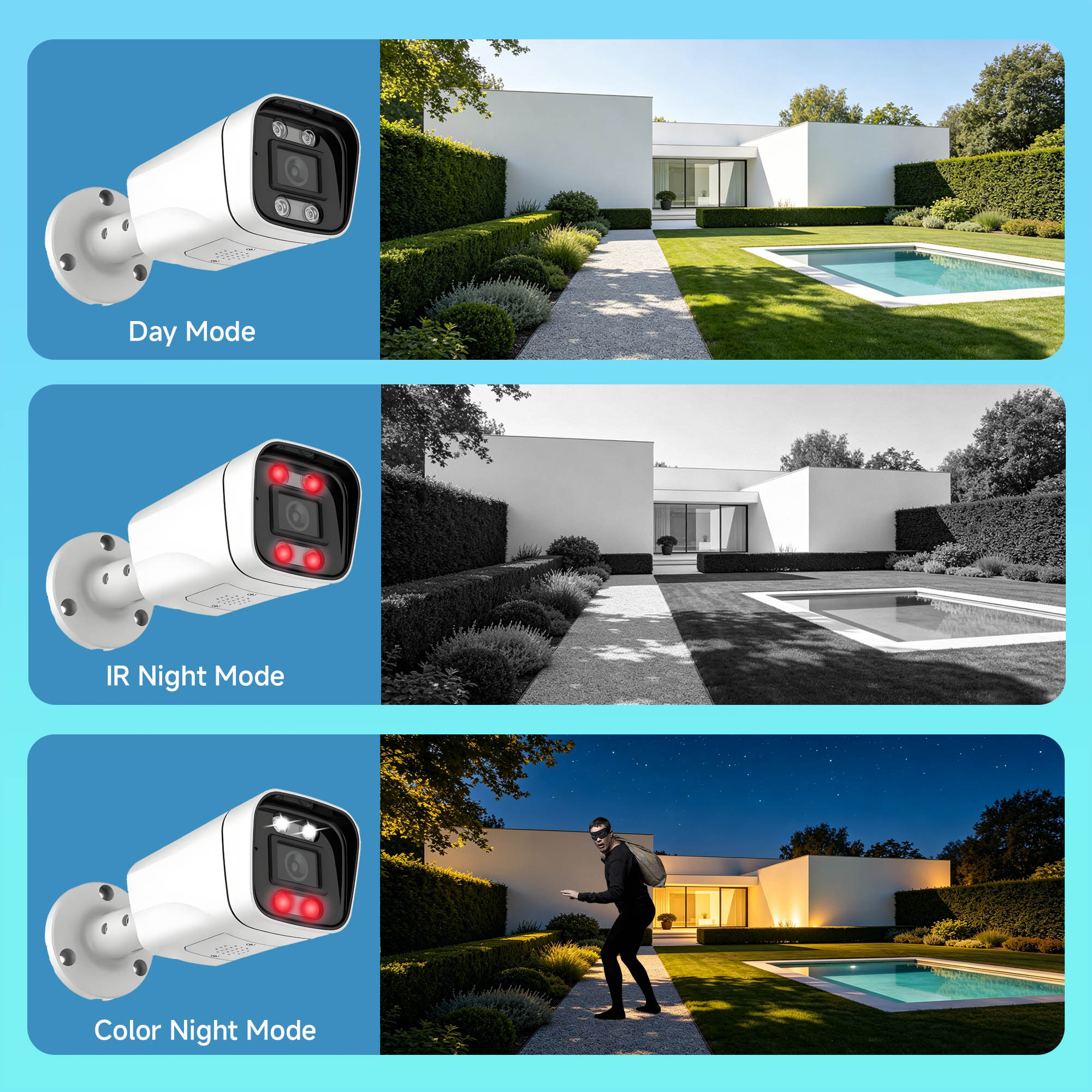 BFMore 8MP 4K Ai İnsan Algılam - Home Security Ai incelemesi ve fiyatı