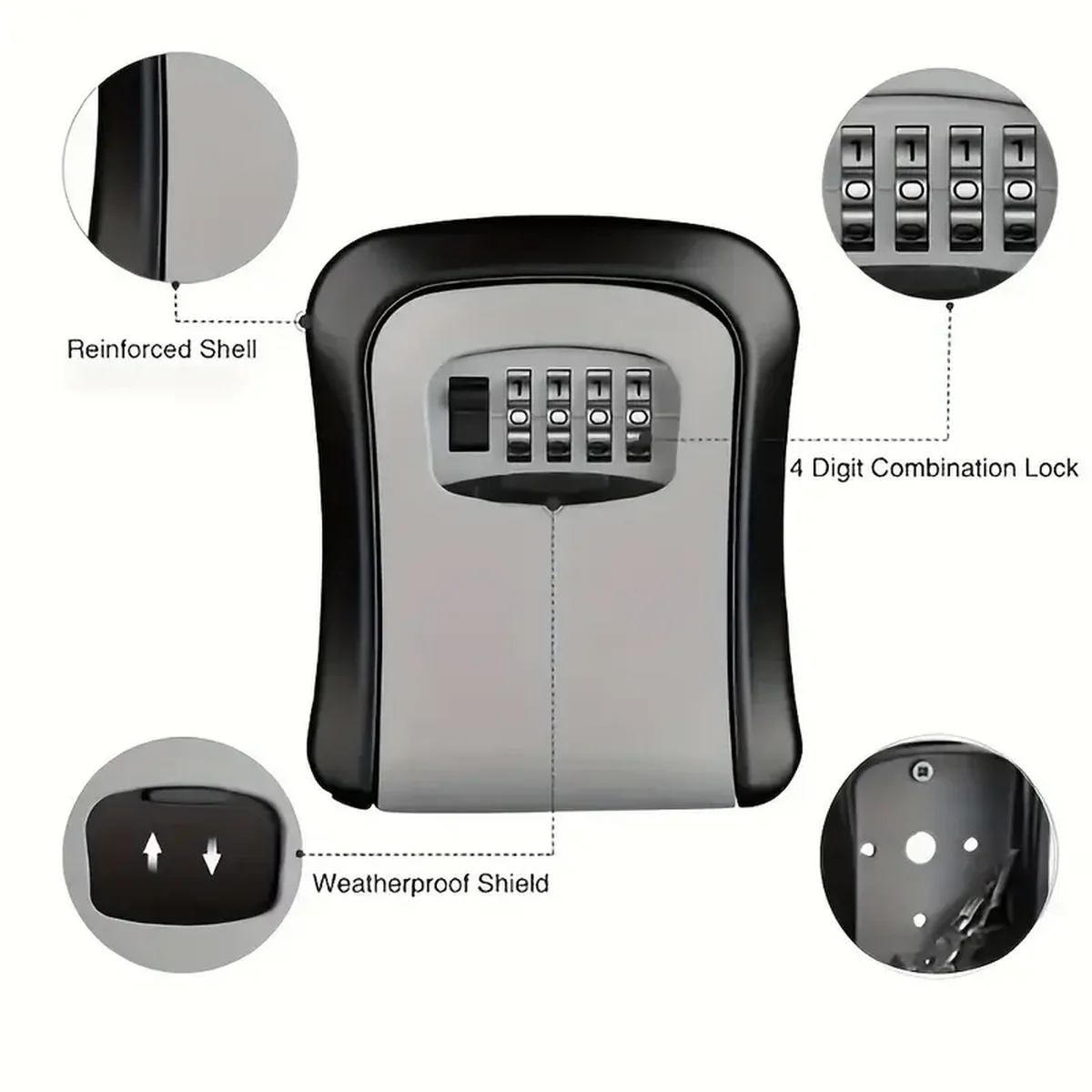 Su Geçirmez Taşınabilir Şifrel - Home Security Key Box incelemesi ve fiyatı