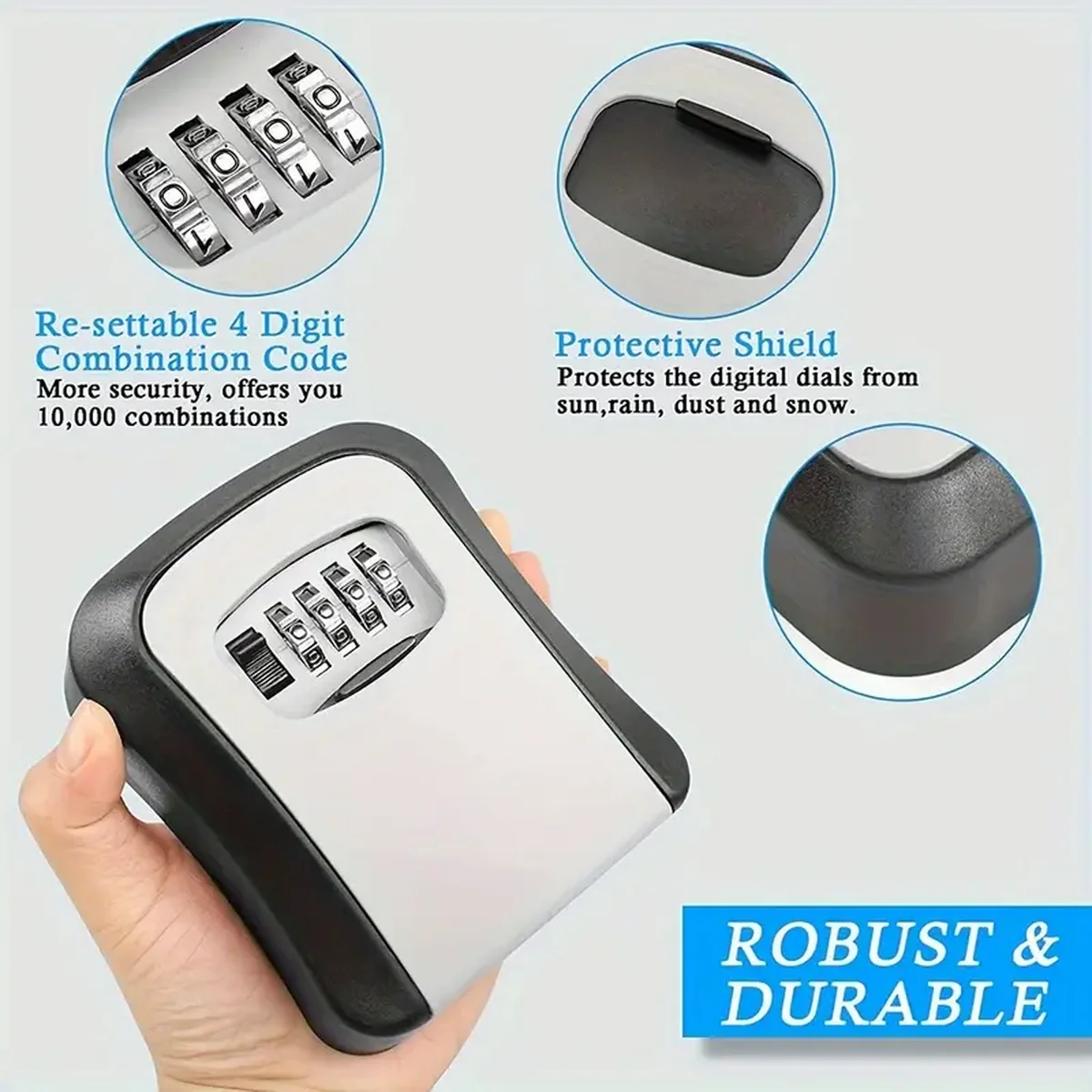 Su Geçirmez Taşınabilir Şifrel - Home Security Key Box incelemesi ve fiyatı