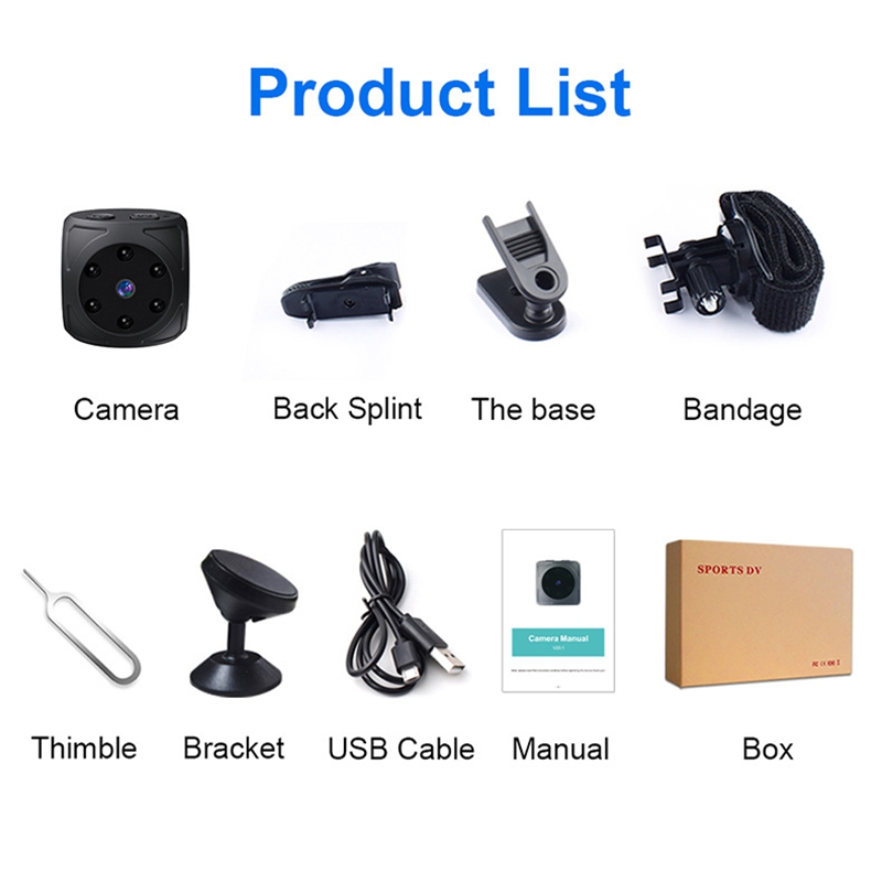 Mini HD Kamera 1080p Taşınabil - Home Security Indoor Cameras incelemesi ve fiyatı