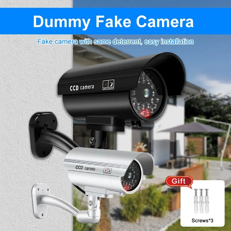 1PC Sahte Güvenlik Kamerası Su - Home Security Lights incelemesi ve fiyatı