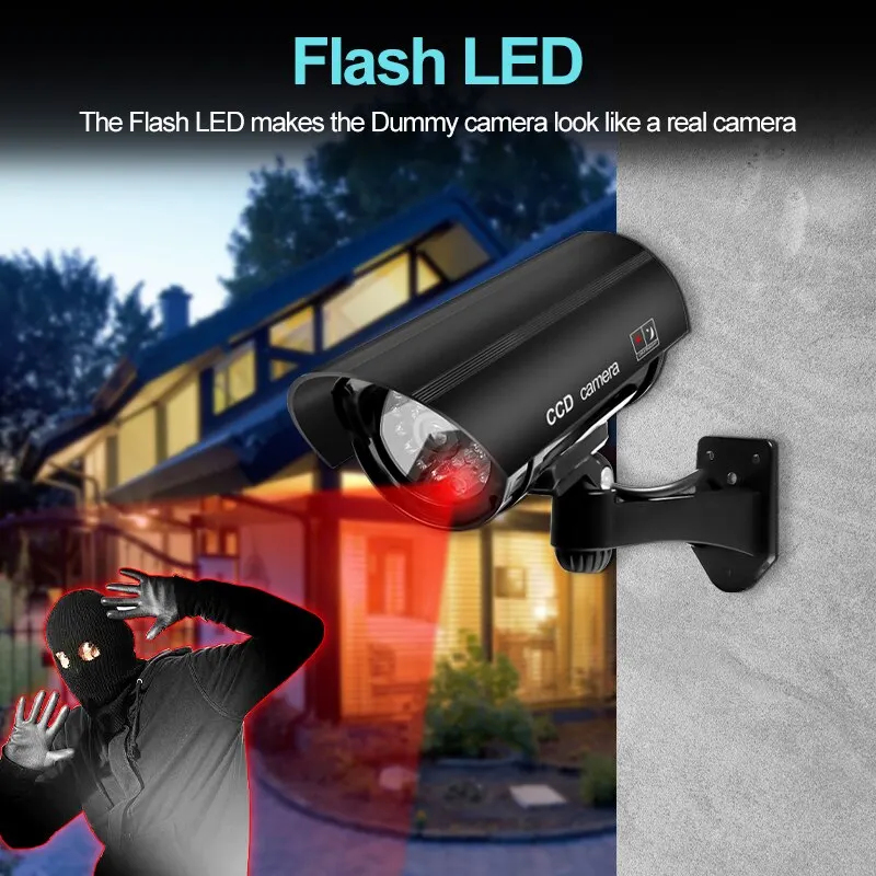 1PC Sahte Güvenlik Kamerası Su - Home Security Lights incelemesi ve fiyatı
