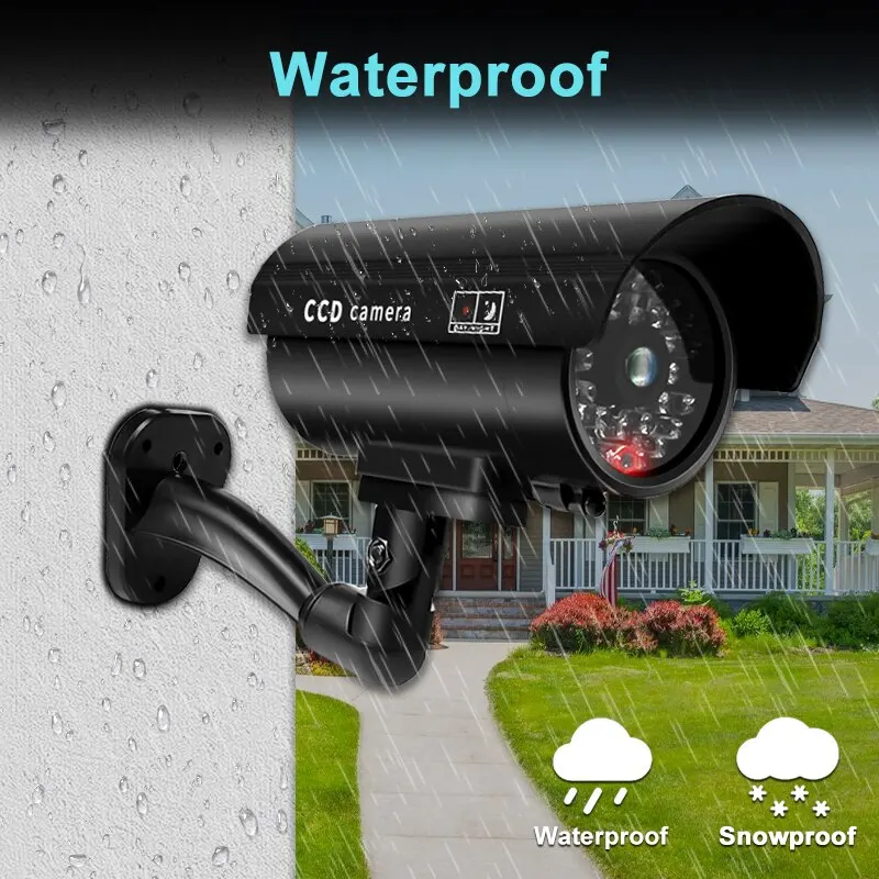 1PC Sahte Güvenlik Kamerası Su - Home Security Lights incelemesi ve fiyatı