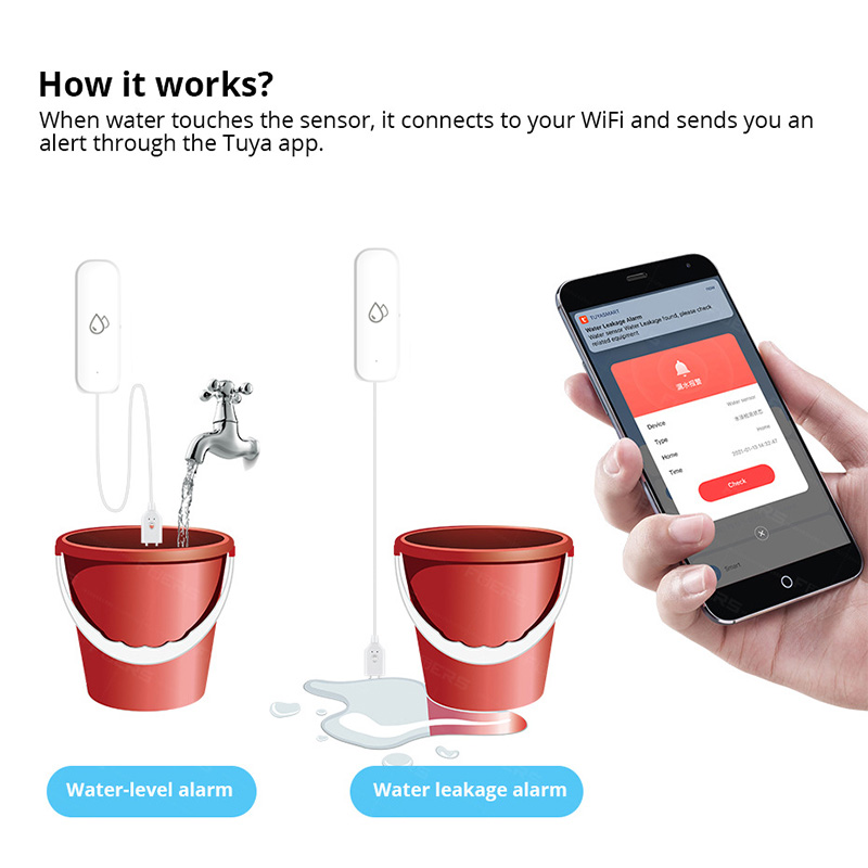 Tuya WiFi Su Kaçağı Alarm Sens - Home Security And Monitoring incelemesi ve fiyatı