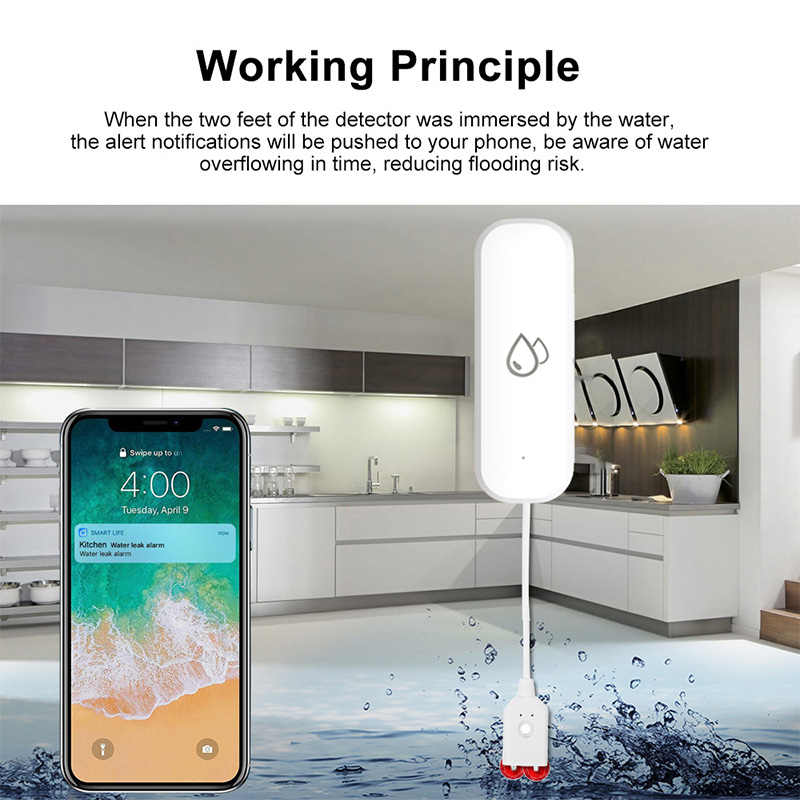 Tuya WiFi Su Kaçağı Alarm Sens - Home Security And Monitoring incelemesi ve fiyatı