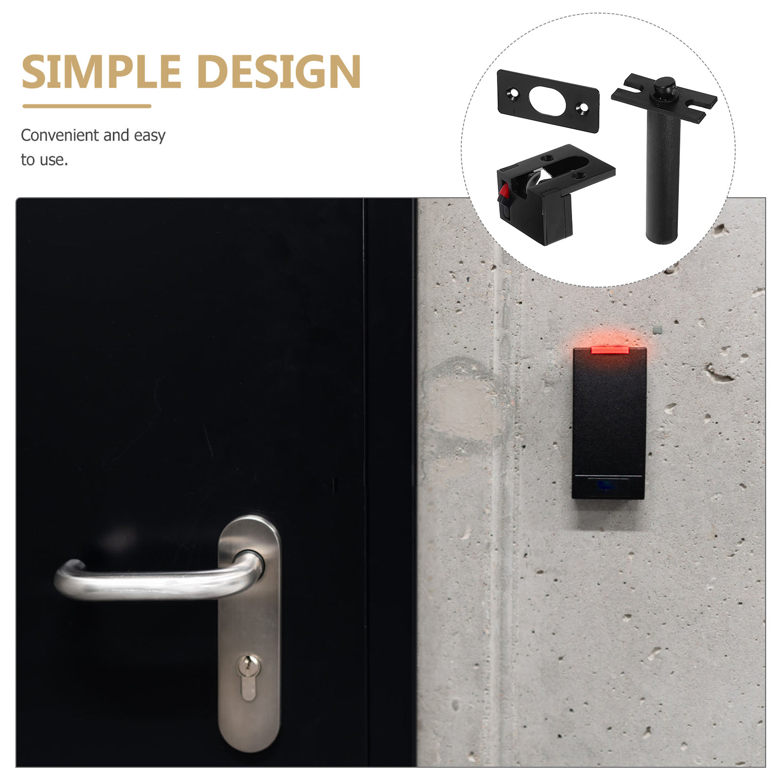 1 takım gizli paslanmaz çelik  - Home Security Front Door incelemesi ve fiyatı