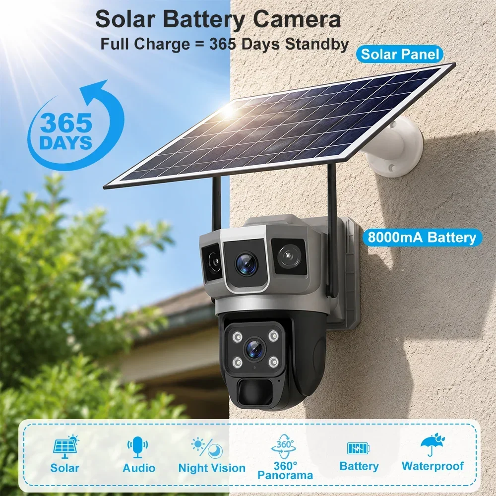 V380 4K 3 Ekranlı 4G Kamera Gü - Home Security Ai incelemesi ve fiyatı