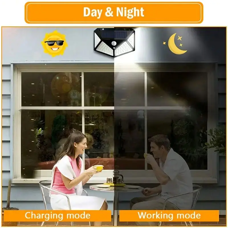 100 LED'li Dış Mekan Solar Bah - Solar Security Light incelemesi ve fiyatı