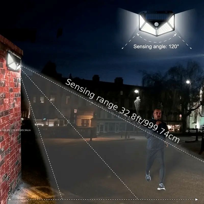 100 LED'li Dış Mekan Solar Bah - Solar Security Light incelemesi ve fiyatı