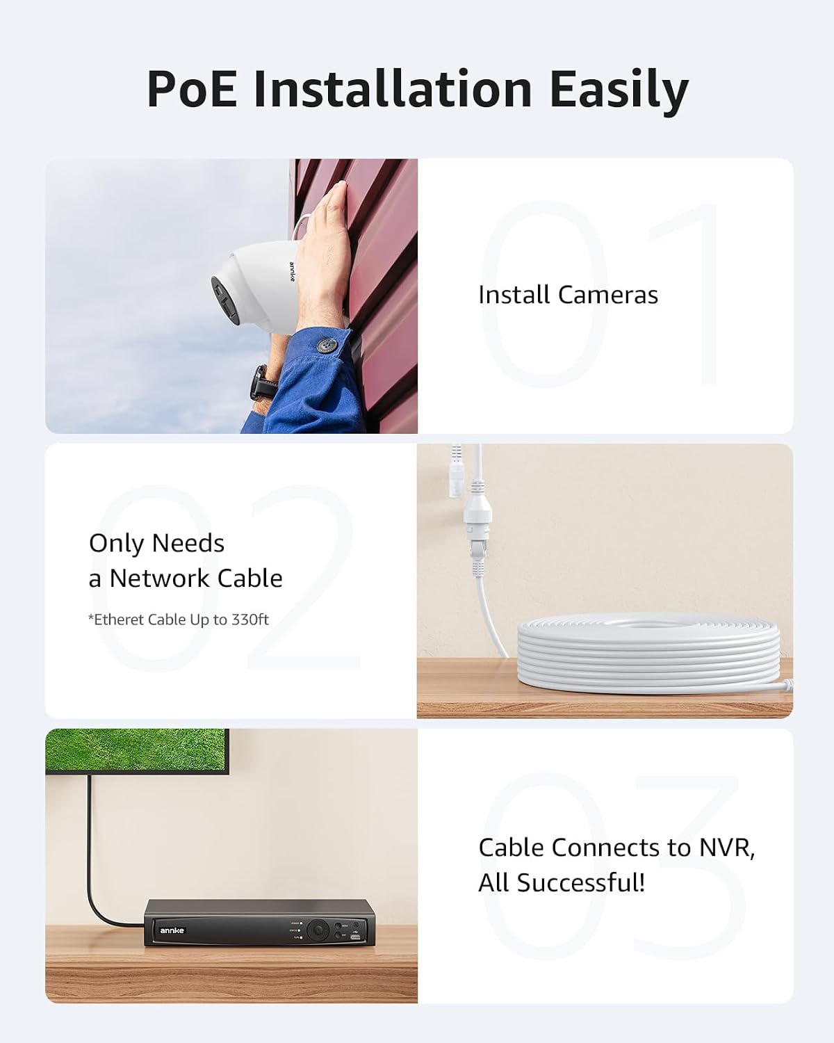 ANNKE 8CH 4K PoE Güvenlik Kame - Home Security Ai incelemesi ve fiyatı