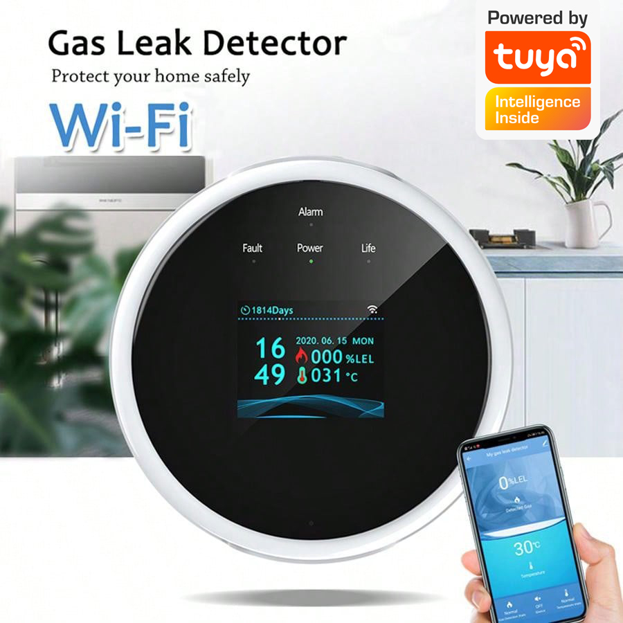 2.4G WiFi Gaz Alarm Sensörü Ya - Home Security And Monitoring incelemesi ve fiyatı