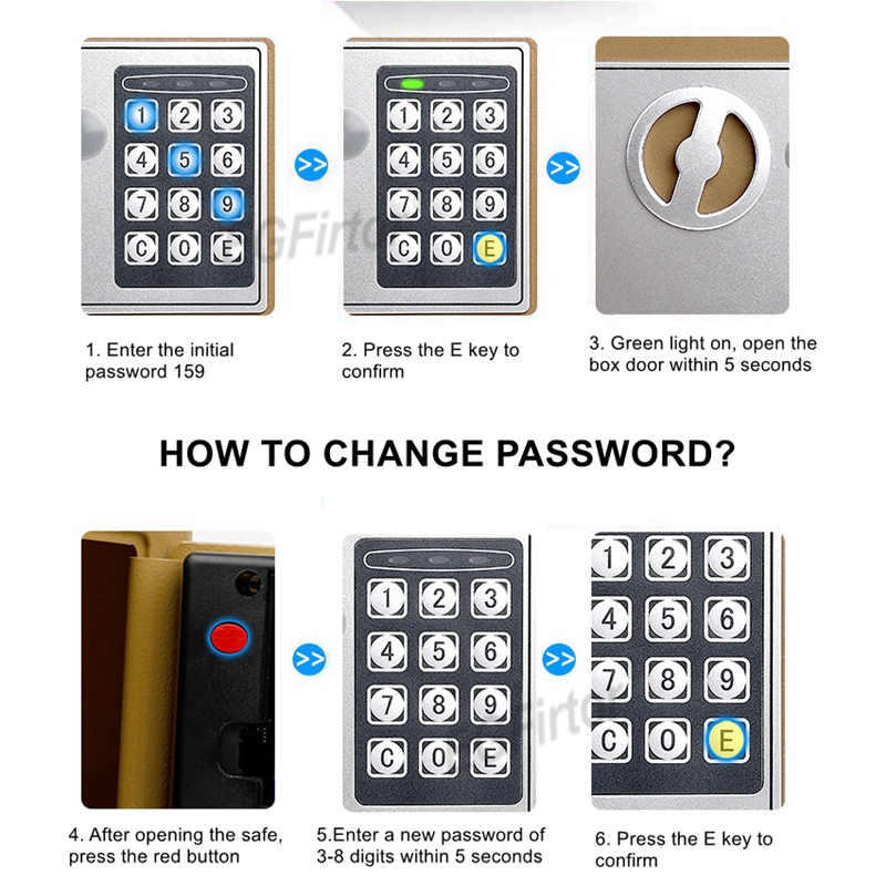 Duvara Monte Şifre Güvenlik Ku - Home Security Key Box incelemesi ve fiyatı