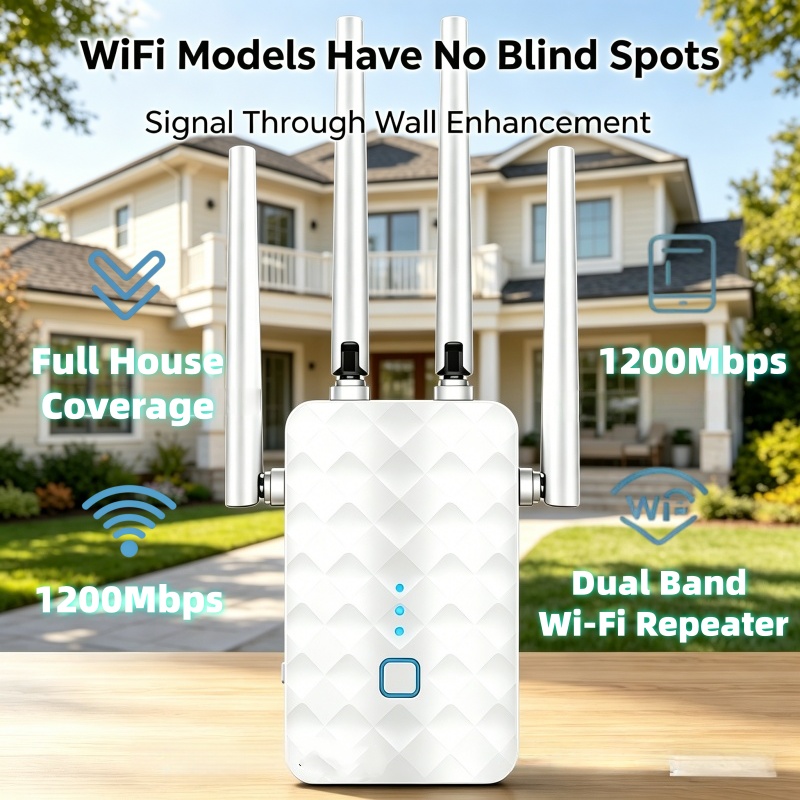 1200Mbps WiFi Tekrarlayıcı Kab - Home Security Outdoor incelemesi ve fiyatı
