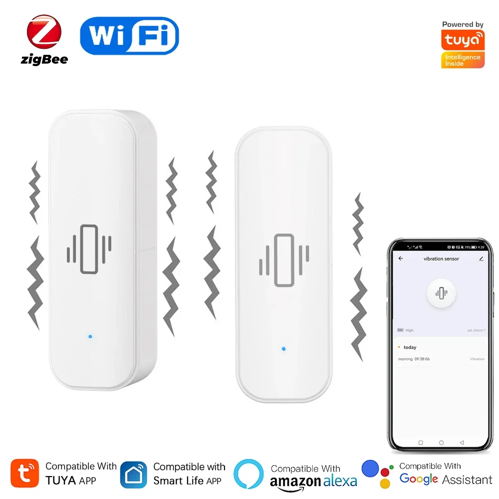 Tuya WiFi/Zigbee akıllı titreş - Home Security And Monitoring incelemesi ve fiyatı