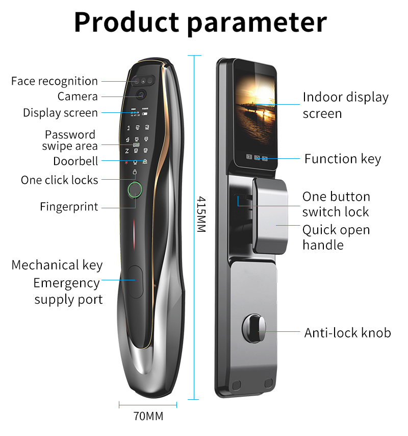 TYSH Tuya Güvenlik Parmak İzi  - Home Security Locks For Doors incelemesi ve fiyatı