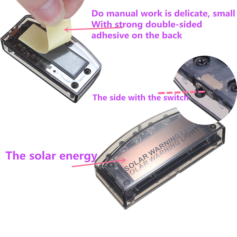 6 Led Araç Alarm Uyarı Işığı G - Solar Security Light incelemesi ve fiyatı